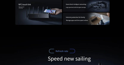 Xiaomi  Wireless Wifi 7 Router BE7000 Signal Booster Repeater Extend Gigabit Amplifier 160MHz 1GB Memory Tri-band Mesh Mi Route