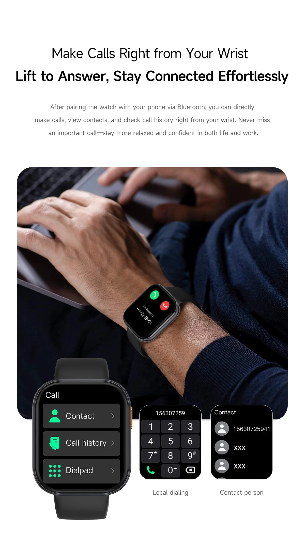 2026 2.04-inch Ultra Smart Watch 1000mAh High Capacity Battery Outdoor Sports Fitness Health Monitoring Smartwatch For Men Women