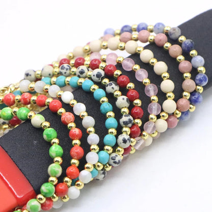 Fashion Lovely Baby Baptism Bracelet Natural Stone Crystal Lobster Clasp Parts Yoga Christmas Wedding Girls Gift Jewelry Charm