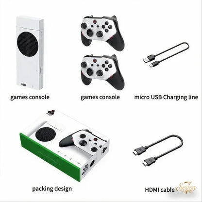 M88 Game Console Stick 128G Supports 30+ Emulators 20000 Games Portable 4K 60 Simulators Wireless Controller 3D TV Support PS2