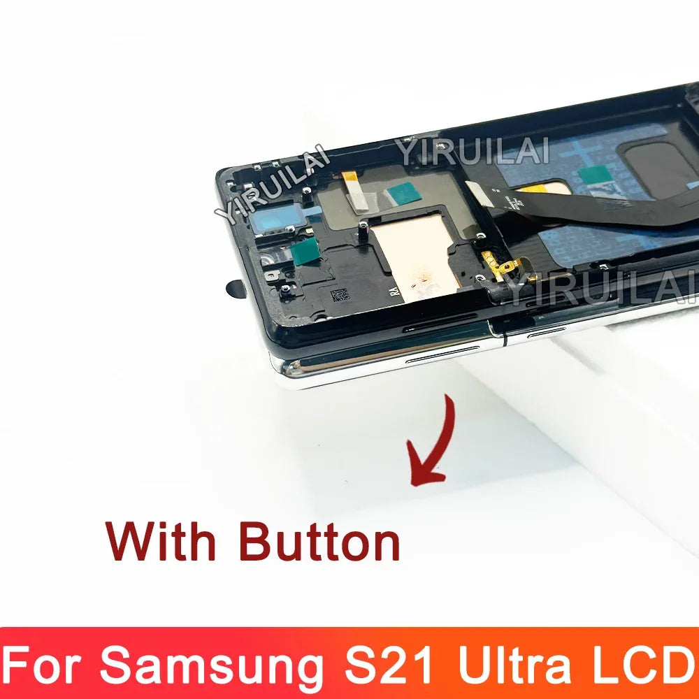 6.78" Super AMOLED For Samsung S21 Ultra 5G G998 G998U Display Touch Screen Digitizer For Samsung S21Ultra G998B LCD