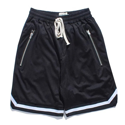 Men Slim Sports Basketball Shorts Mesh Quick Dry Gym Shorts for Summer Fitness Joggers Casual Breathable Short Pants Scanties