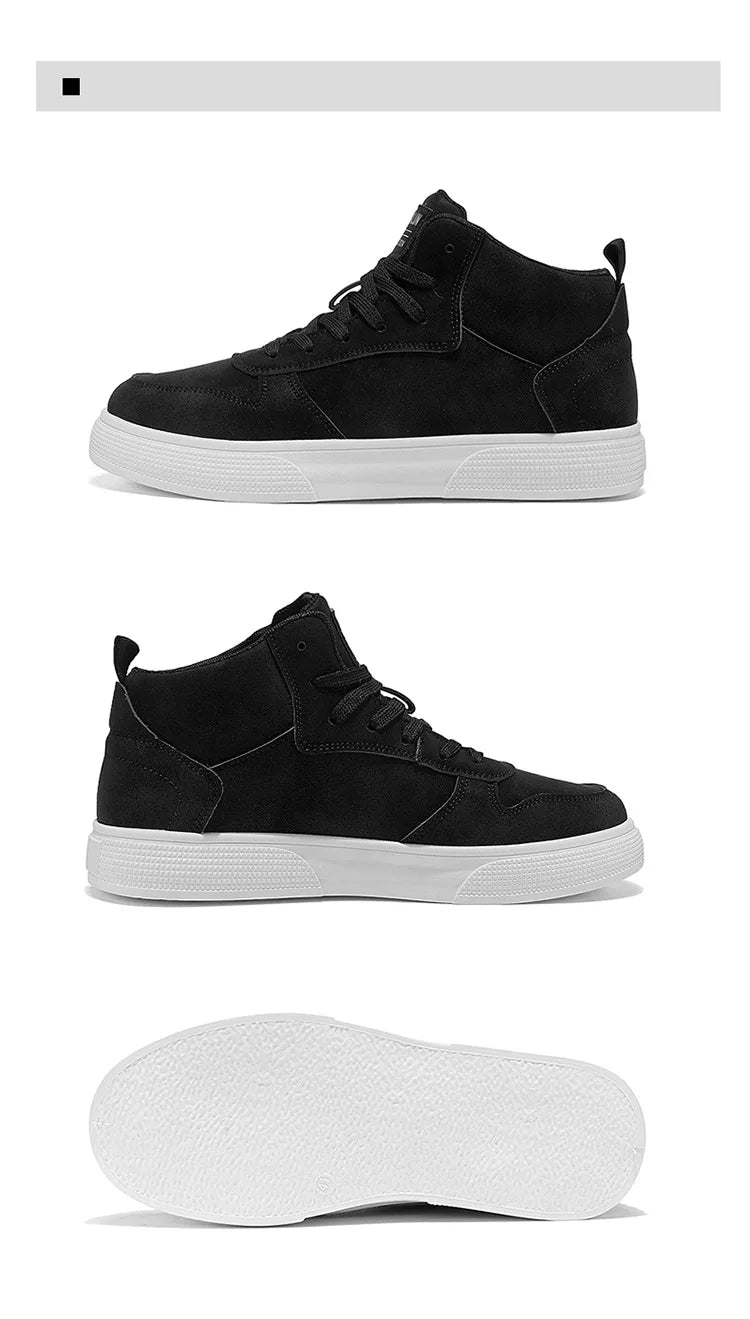 Brand Men's Vulcanzed Shoes Platform High Top Man Sneakers Lightweight Male Running Shoes Breathable Comfort Casual Sport Shoes