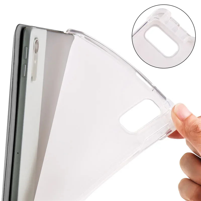 Coque For Lenovo Xiaoxin Pad Pro 2025 Case PU Leather Soft Back Stand Cover For Xiaoxin Pad Pro 12.7 2025 Case with Pen Holder