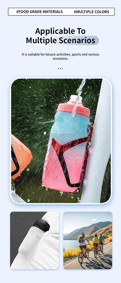 KKX Outdoor Sports Bottle 620ml/750ml Bicycle Bottle MTB Road Gravel Bike Water Bottle  PP5 Portable Large Capacity Drink Kettle