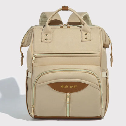 Mommy bag, lightweight and simple, outdoor backpack, multifunctional and large capacity storage, mother and baby bag