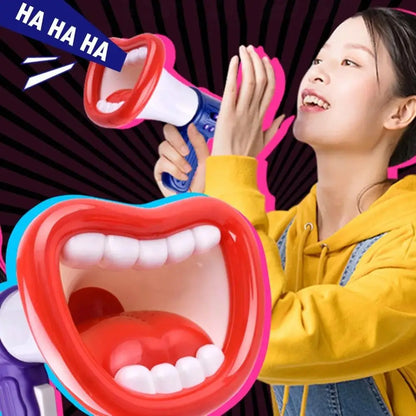 Handheld Megaphone Toys Portable Big Mouth Funny Recording Toy Megaphone Children Speaker