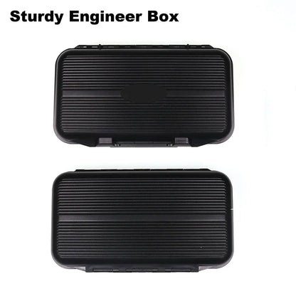 Wifreo 1PC Waterproof Stream Flies Combo Set Box Trout Fishing Fly Cases with Silicone Linear Dry WetNymph Storage Portable Case