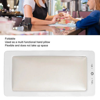 LINMANDA UV Led Nail Lamp With Leather Hand Pad Foldable Drying Lamp Home Use Nail Lamp For Drying Polish Varnish With USB Cable