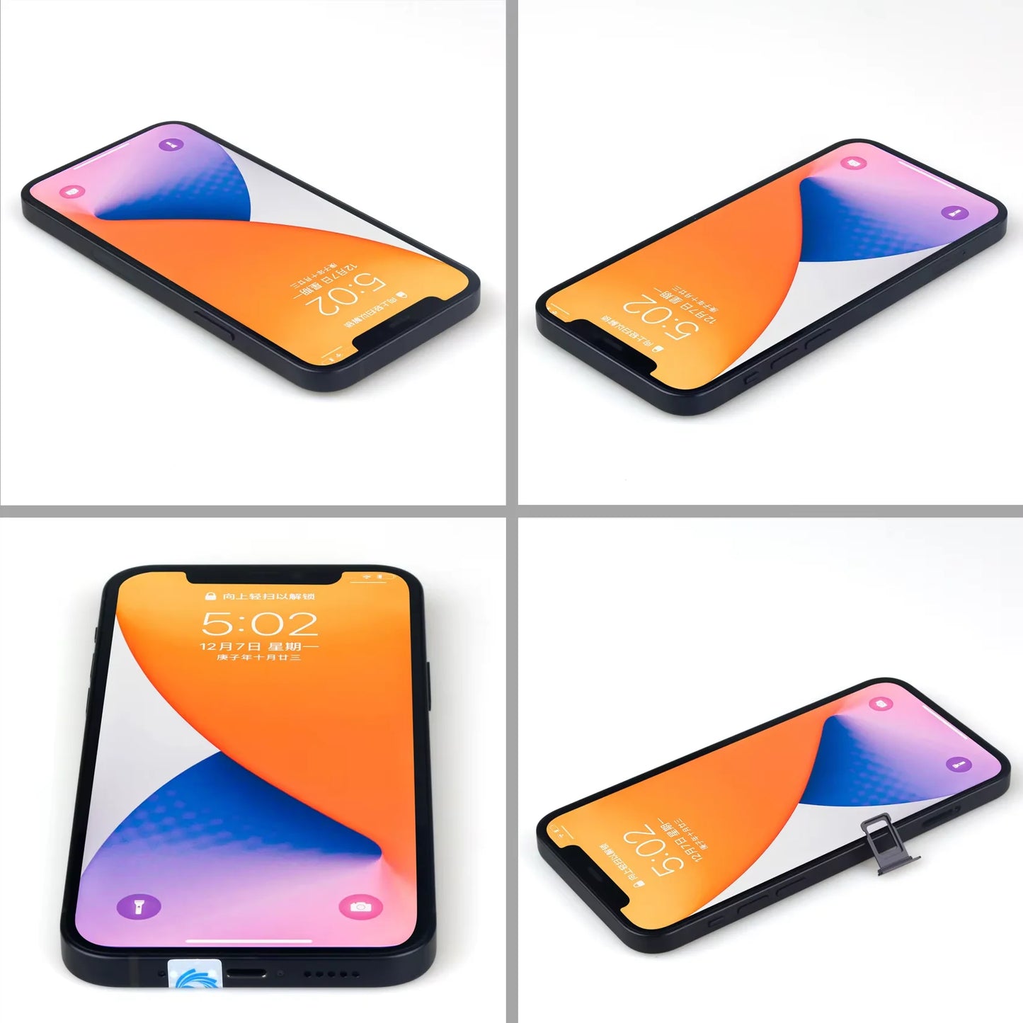 Unlocked Apple iPhone 12 Mini Smartphone Face ID 4G RAM 64GB 128GB ROM OLED Screen A14 chip NFC used 12/12mini 5G cellphone
