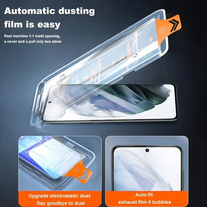 HD Screen Protector For Samsung A57 A17 A16 A56 5G A55 A36 A35 A26 A24 A15 A14 A13 A12 A71 A72 A73 Dust Free Easy Install Glass