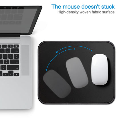 Mouse Pad with Stitched Edge Gaming Mousepad Small Non-Slip Rubber Base Washable Portable for Office Home Computer Laptop