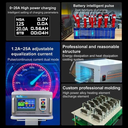 Heltec 2s-24s 32S battery automatic equalizer 4A7A Electric vehicle/Car Battery voltage balance 32s WIFI 25A Repair equipment