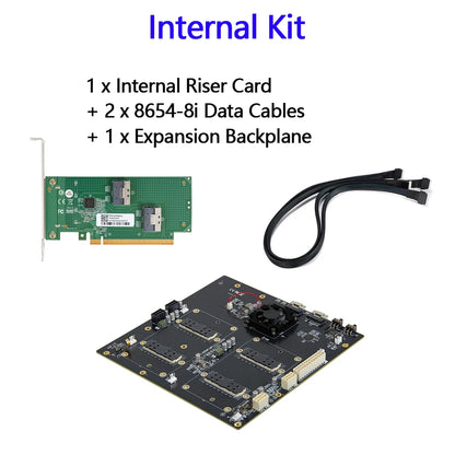 SXM2 for NVIDIA V100 GPU Adapter Board Card NVLink 300G 4-Port 4‑Way / Dual-Card Dual-Channel Pass-Through Expansion Backplane