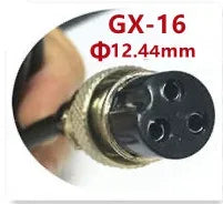 58.8V 2A Charger with GX16-3 Pin DC5.5 XLR Plug, Power Adapter for 52V Li-ion Battery Input 100-240V