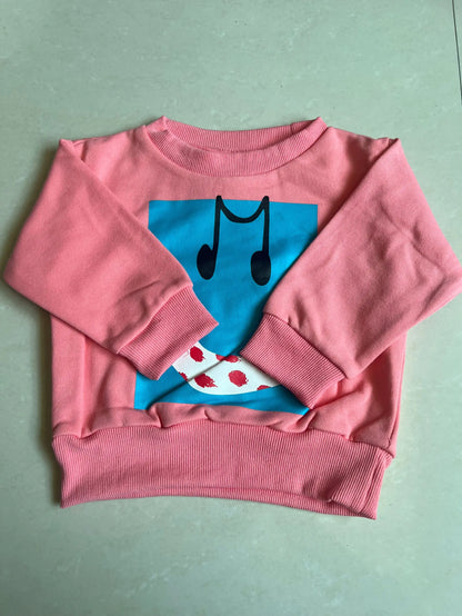2025 Autumn Kids Sweaters Printed Girl Boy Casual Sweatshirts Long Sleeve Children Pullover Pant Set Clothes
