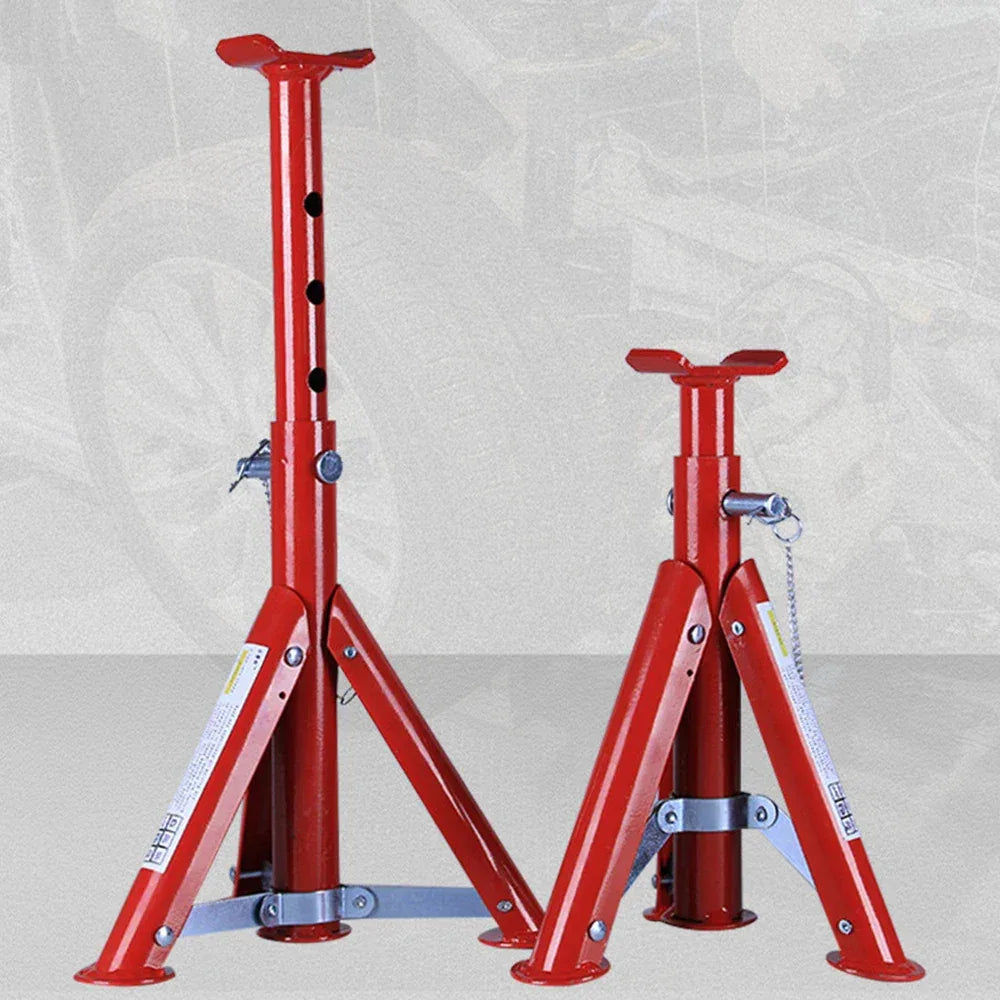 Folding telescopic jack security bracket Auto repair tools 2 Tons 25~36cm 3 Tons 27~45cm Height increasing Tool