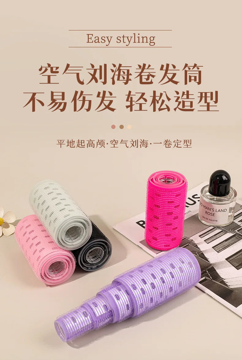 Large Self-Adhesive Hair Rollers Hairdressing Home Use DIY Magic Styling Roller Roll Curler Hair Women Beauty Tools 미용실파마