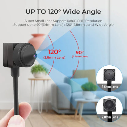 HD Portability USB Computer Camera Webcam Mini Peripheral Camera Lens Camera Full Webcam PC CCTV Outdoor Camcorder Security Vide