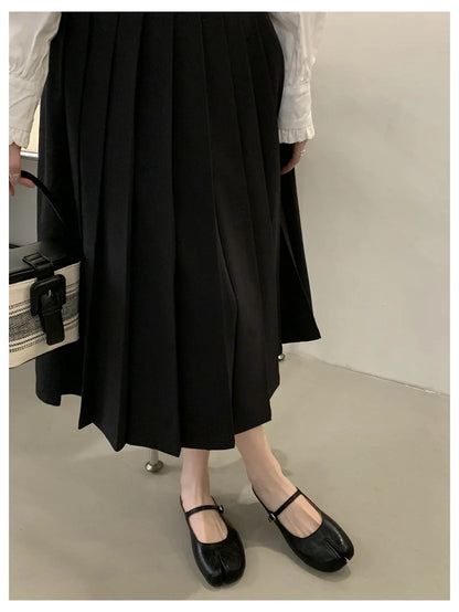 Women Tabi Ninja Slippers Brand Mules Soft Microfiber Comfy Flats Fashion Split Toe Slides Casual Loafer Shallow Ballerina Mujer