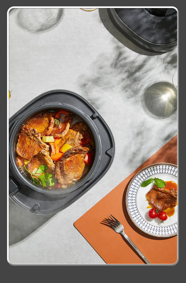 Joyoung B991 Pressure Cooker 70KPa Double Lids 220V Electric Air Fryer Multifunctional 4-In-1 Rice Cooking Pot 24H Appointment