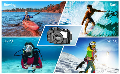 Seafrogs Scuba Diving Camera Case Cover For Olympus TG 7 TG 5 TG 6 Underwater Photography Equipment Waterproof Camera Housing 60