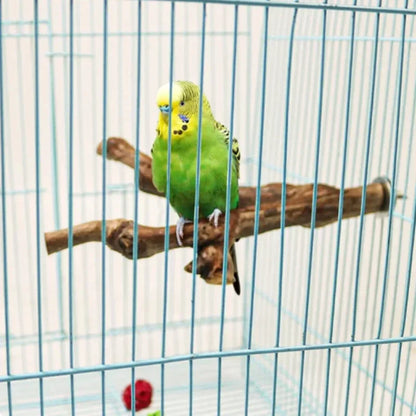 1Pc Pet Standing Stick Wild Grape Wood Pole Parrot Cockatiel Parakeet Station Board Bite Claw Grinding Toy Bird Cage Accessories