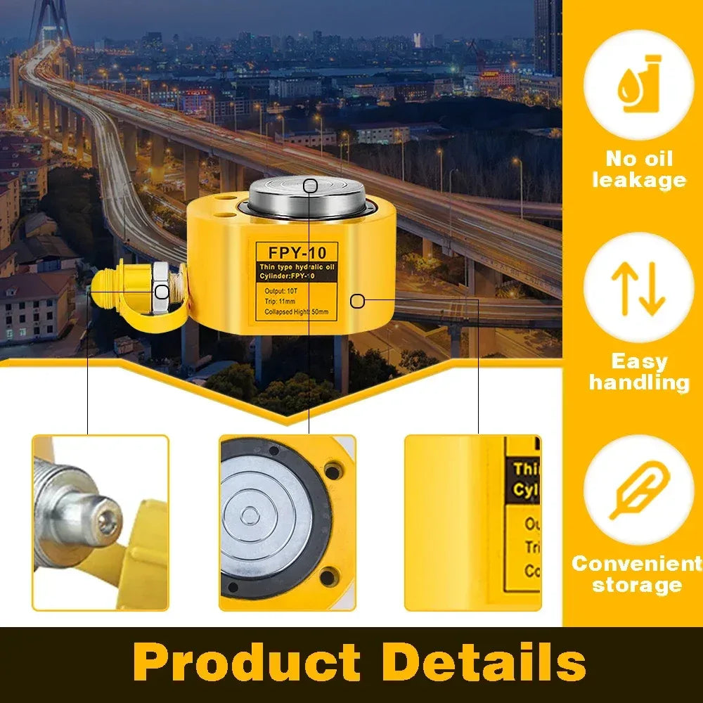 Multi stage Low Height Hydraulic Cylinder Jack Ram Portable Hydraulic Lifting Jack Split Hydraulic Booster for Machinery Bridge
