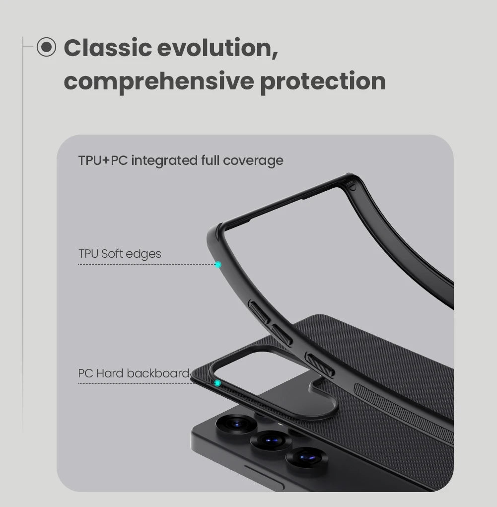 Nillkin For Samsung Galaxy S26 Ultra S26 Plus S25 Ultra S24 Ultra S23 Ultra Series Frosted Shield Pro Phone Protection Case