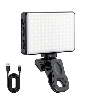 LED Selfie Light Phone Fill Light 120 LED 3000mAh Rechargeable Portable Video Light for Tiktok Vlog Video Conference Selfie