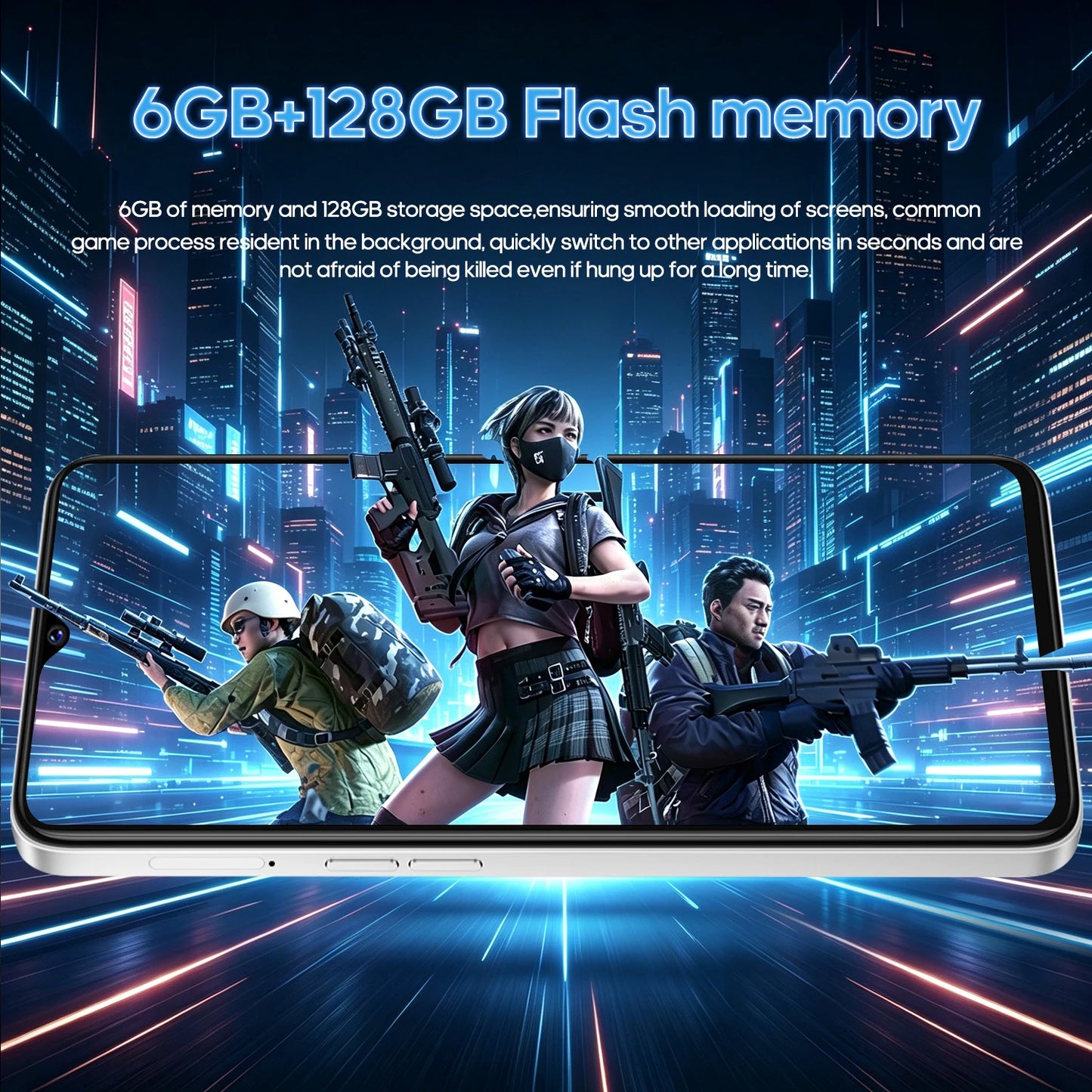 FUFFI Global Vision M17 Pro Max Smartphone Android 8GB RAM 256GB ROM 6.53 Inch Phone 24MP+48MP Dual SIM 4G Network Mobile Phones