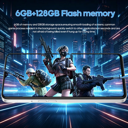 FUFFI Global Vision M17 Pro Max Smartphone Android 8GB RAM 256GB ROM 6.53 Inch Phone 24MP+48MP Dual SIM 4G Network Mobile Phones