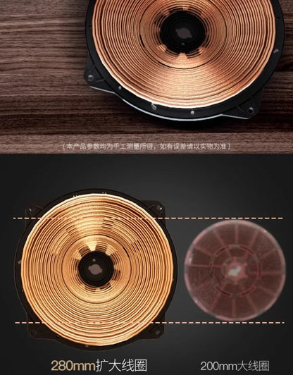 Commercial induction cooker household concave high-power 5000 cooking electric wok stainless steel electromagnetic stove