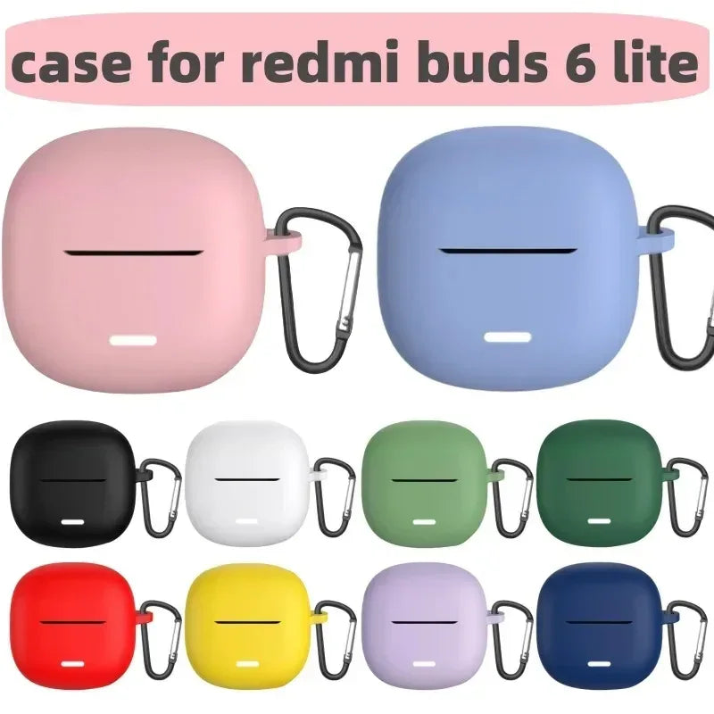 2024 Redmi buds6 lite Case Wireless Headset Silicone Cover For Xiaomi Redmi buds6 lite Cases Coque Fundas