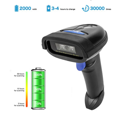 HW NETUM NT-1228BC Bluetooth Wirelress CCD Barcode Scanner-Fast shipping Free
