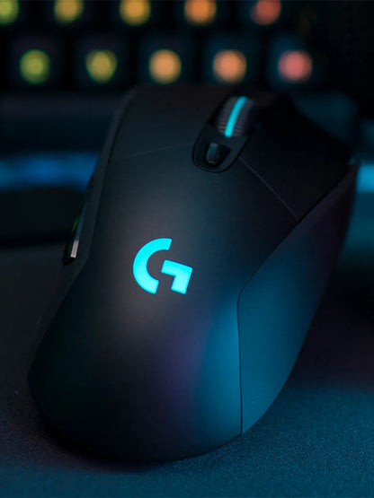 Logitech G703hero Esports Eat Chicken Macro RGB Backlit Computer Game Lol/cf Wireless Charging Mouse