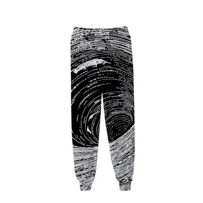 New Hot Sale 3D Print Tie Dye Pink and Green Pants Colorful Psychedelic Trousers Streetwear Men/Women Sweatpants