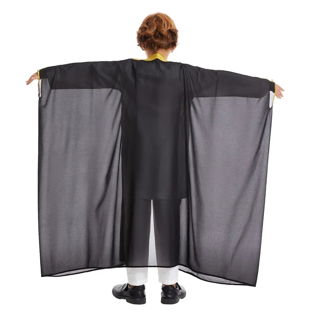 Muslim Saudi Arabian Boy Abaya Children Praying Islamic Clothing Kimono Middle Eastern Teen Dress Dubai New Fashion Classic