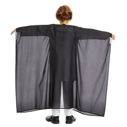Muslim Saudi Arabian Boy Abaya Children Praying Islamic Clothing Kimono Middle Eastern Teen Dress Dubai New Fashion Classic