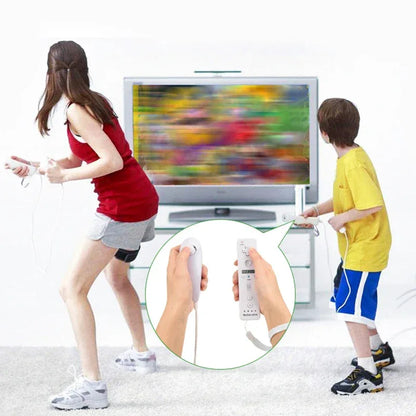 a Whole Set Remote Controller with Nunchuck Controller for  Wii Games Control for Wii Console Wireless Gamepad with Motion Plus
