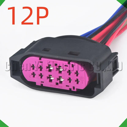 12 Pin Automotive Connectors Upgrading halogen lamps to xenon lamps Wire Harness Plug 1J0941165 For VW Sagitar Bora Golf