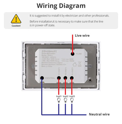 Zemismart Zigbee Interrupter 1 2 3 4 6 Gangs Light Switch Brazilian Wall switches Work with Tuya Smart Life Alexa Google Home