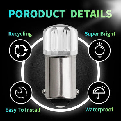 5PCS Ba9s Signal Lamp Led T4W 3030 Chip For Car Roof lights Mirror lights License Plate Lights 6000K White ba9s Led 6V 12V