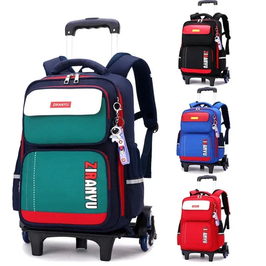 Student Rolling Backpacks for Primary School Children Trolley School Backpack Wheeled Bag Back To School Backpacks with Wheels by PDG ibma