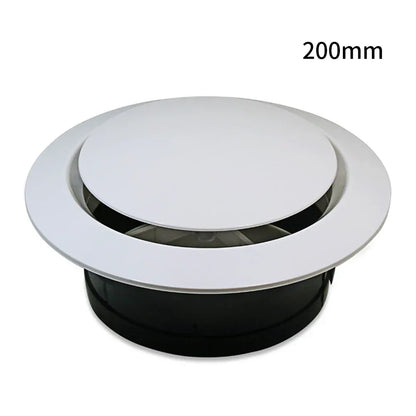 Vent Cover Air Outlet Home Ventilation 100MM 150MM 200MM 75MM Air Conditioning Tube Ventilation Diffuser Circular Air Outlet