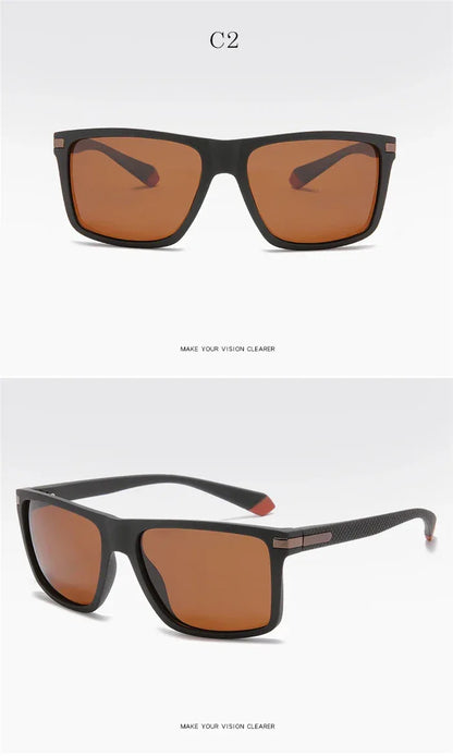 Outdoor Sport Square Nearsighted Sunglasses With Diopters Driving Anti-Glare Prescription Sun Glasses For Men 0 -0.5 -0.75 To -6
