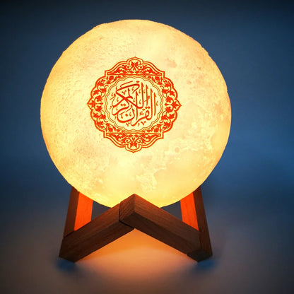 Muslim Arabic Koran Azan Clock Islam Night Light Wireless Bluetooth Speaker Quran Portable Bright Lamp Arab Islamic Holy Ramadan