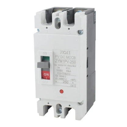 Solar Molded Case DC Circuit Breaker MCCB Overload Protection Switch Protector Solar Photovoltaic PV 150A 250A Battery Isolator