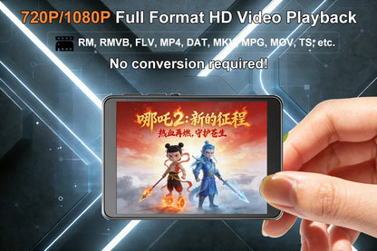 Famue PA03 Android Bluetooth MP3/MP4 Player Lossless Audio| 2.8" Screen | 80GB | WiFi | YouTube/Twitter/Spotify Download SQ HIFI