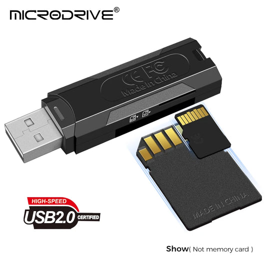 Usb 3.0 / 2.0 Flash TF Memory Card Reader / Micro Mini SD Card Adapter / 2 in 1 USB Card Reader for Micro Card SD Cards by PDG ibma